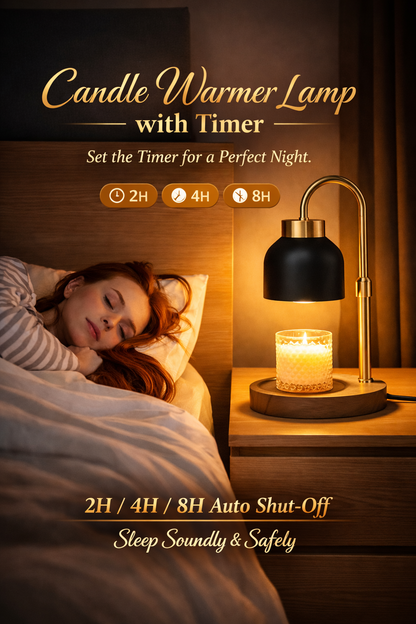 luxury candle warmer lamp - flameless & dimmable