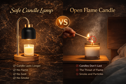 luxury candle warmer lamp - flameless & dimmable